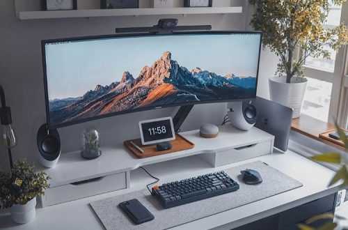 desk setup