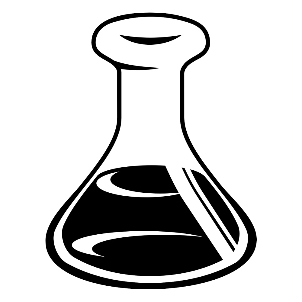 Science flask graphics