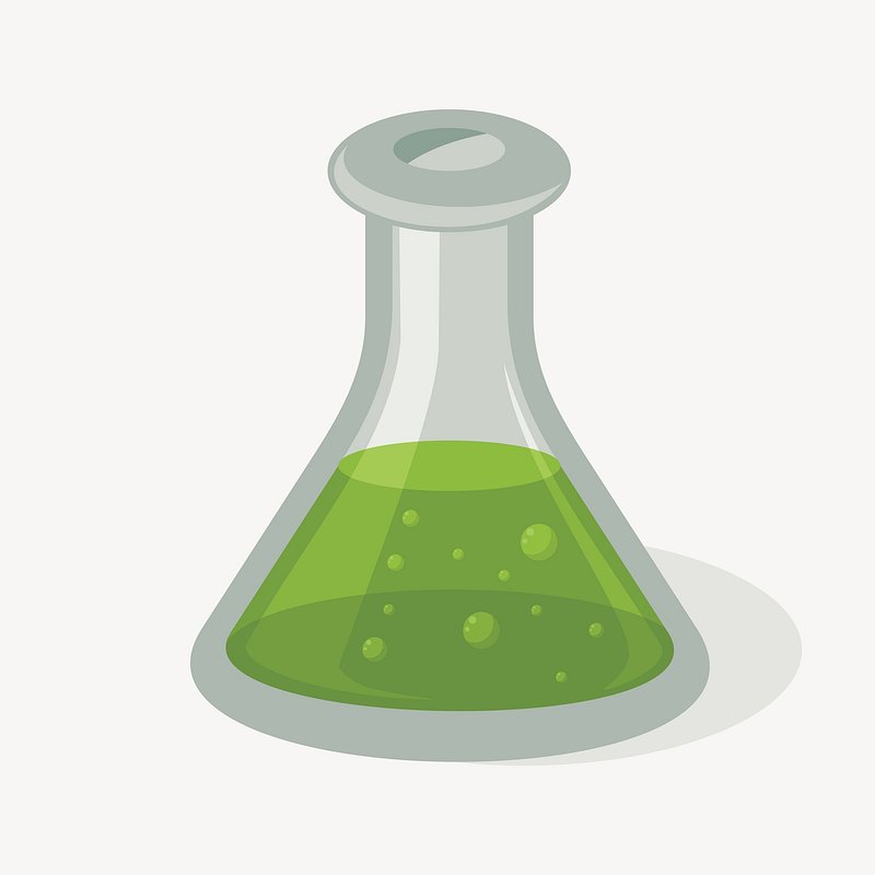 Science flask graphics