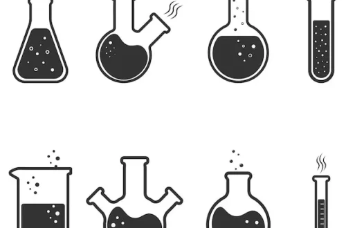 laboratory flasks