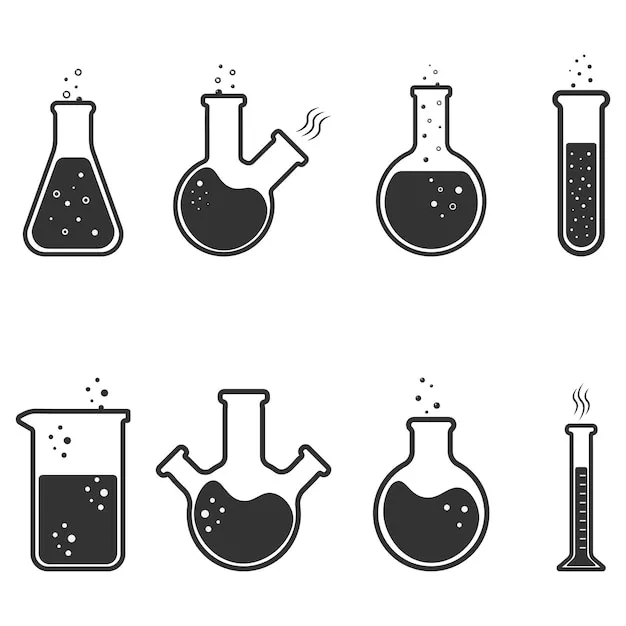 laboratory flasks