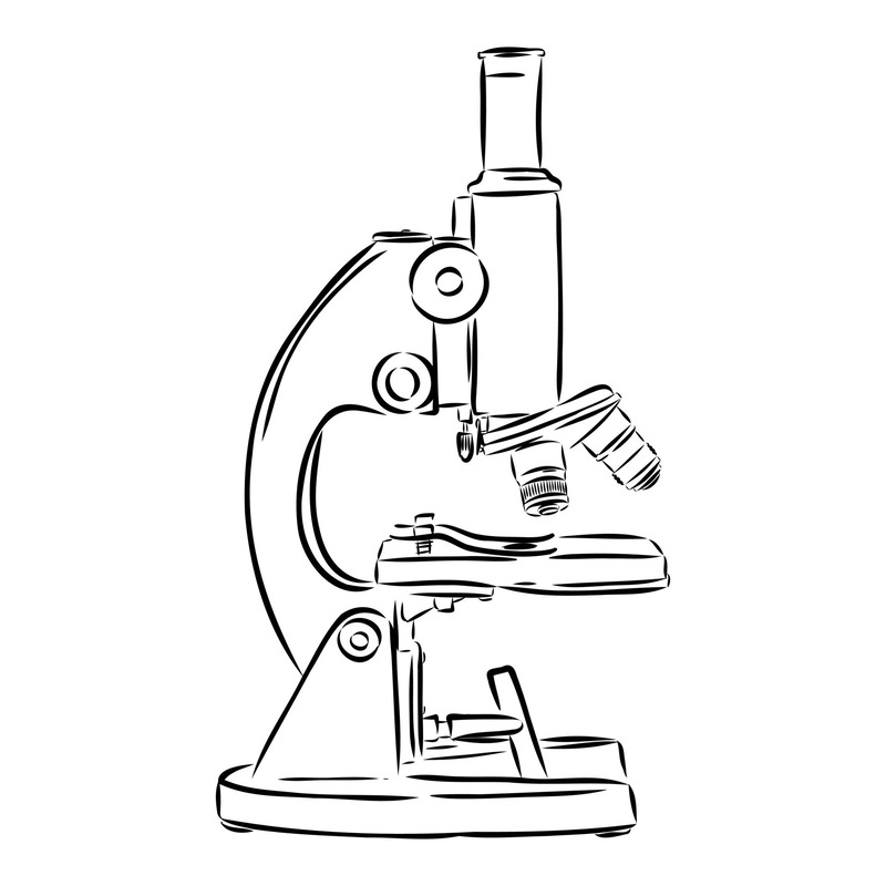 Microscope drawing