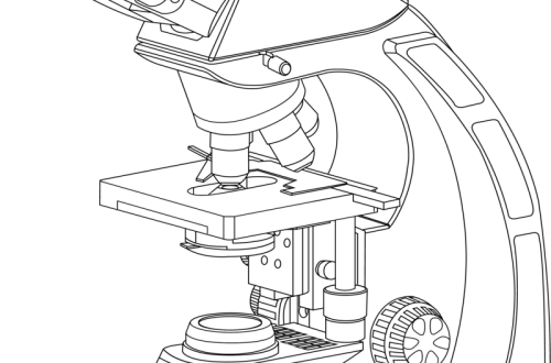 Microscope drawing