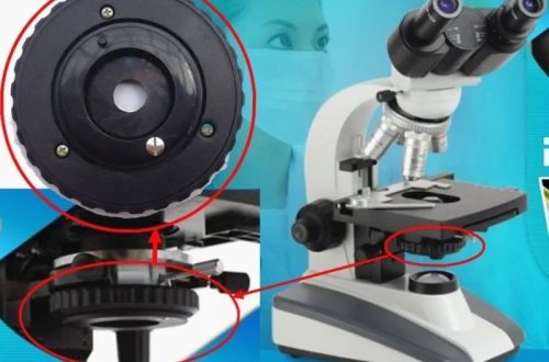 Iris diaphragm microscope