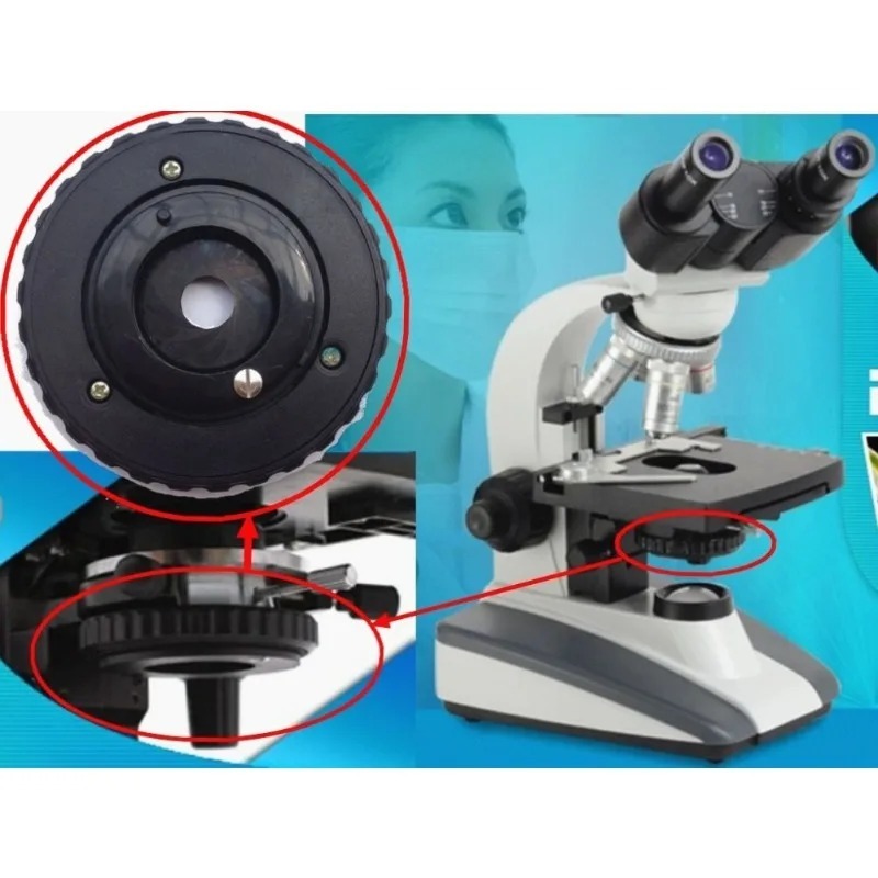 Iris diaphragm microscope