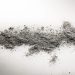 human ashes under microscope