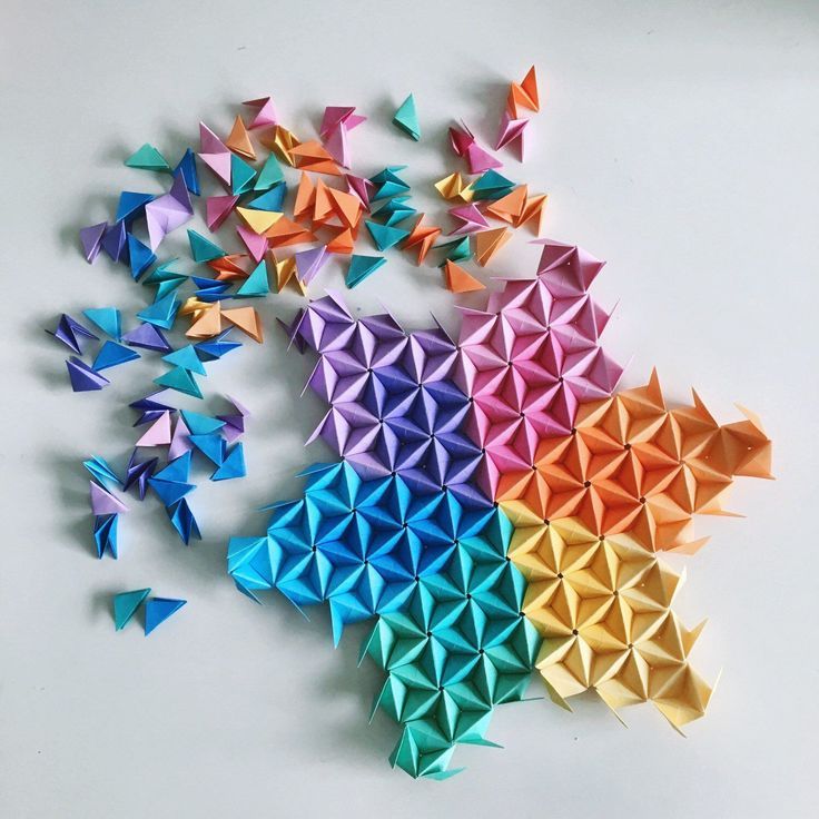 sticky note origami
