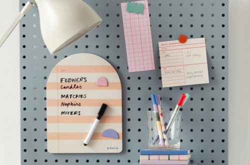 sticky note board