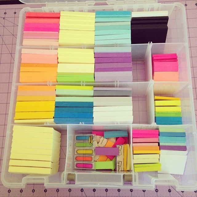 sticky note organizer
