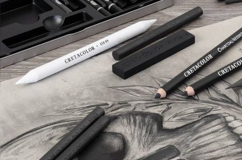 charcoal pencil drawing