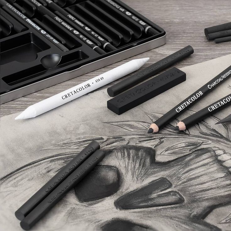 charcoal pencil drawing