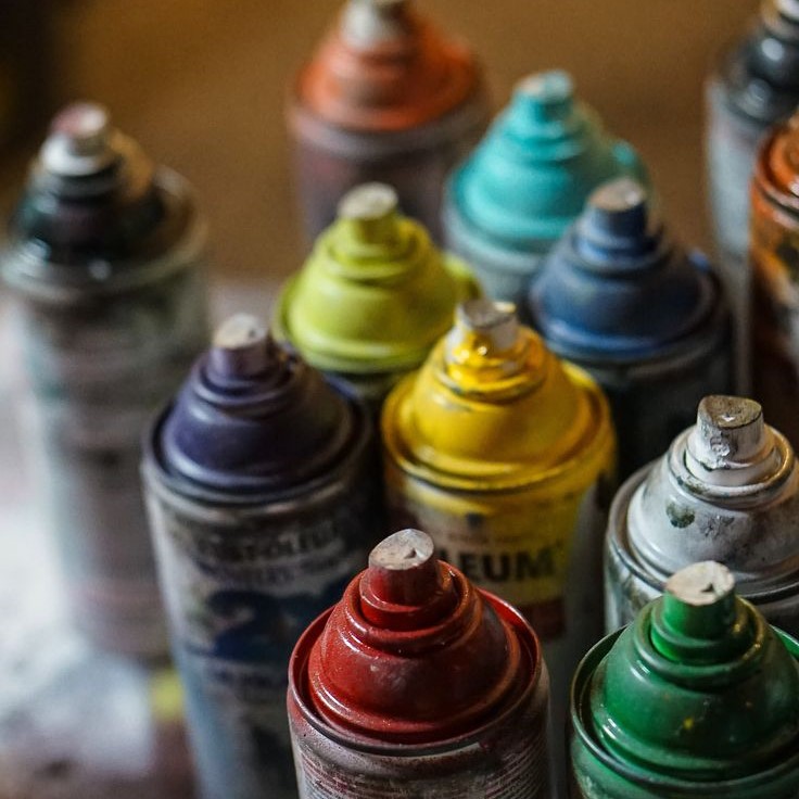 oil based spray paint