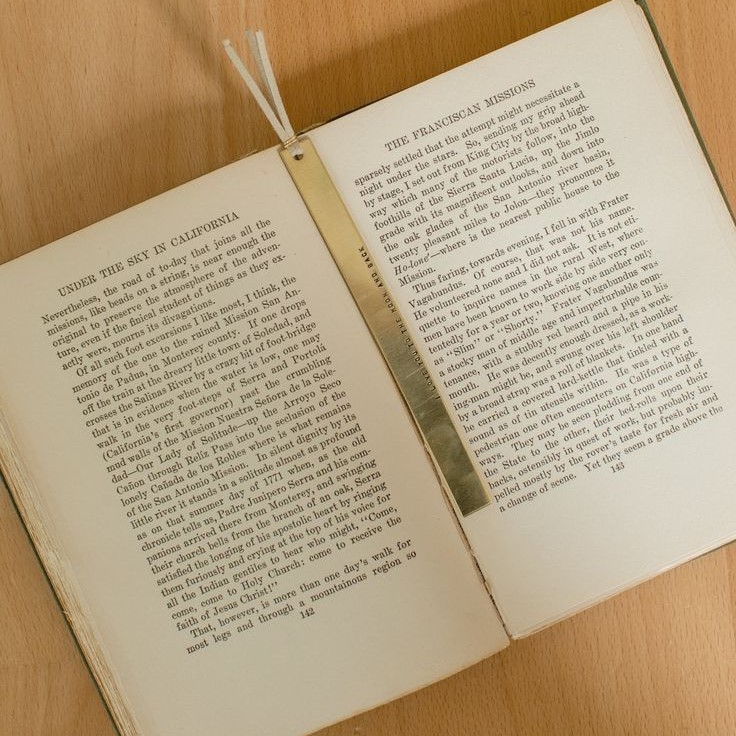 metal bookmark