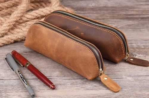 leather pencil case