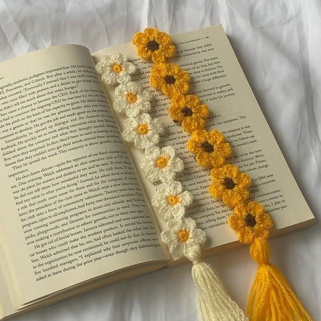 crochet bookmark