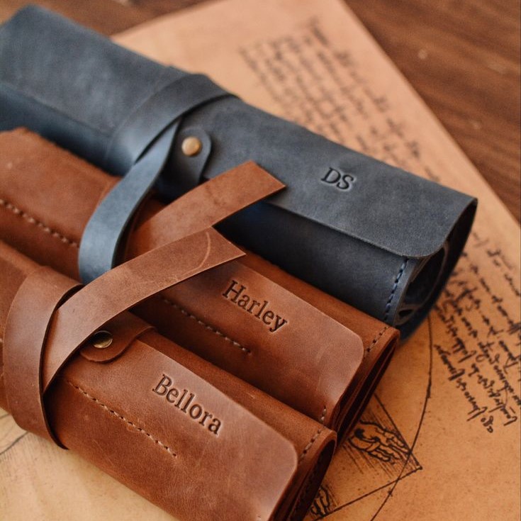 leather pencil case