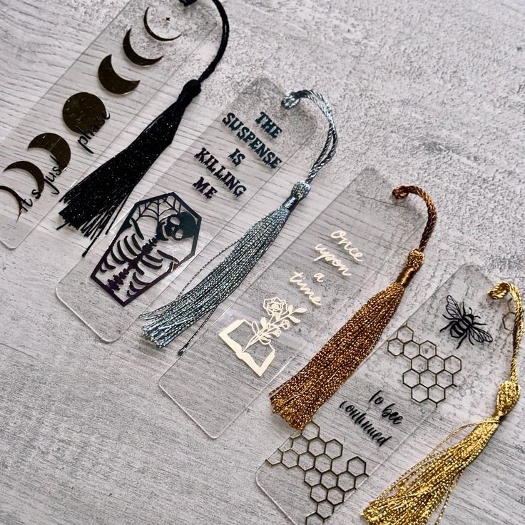 acrylic bookmark