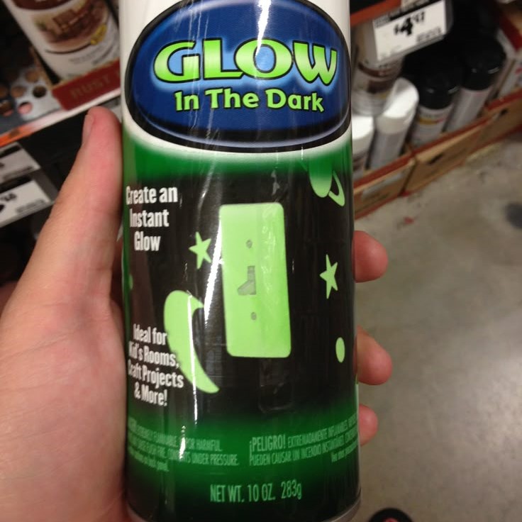 glow in the dark spray paint