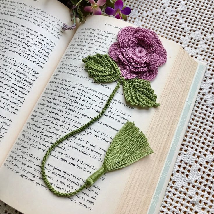crochet bookmark