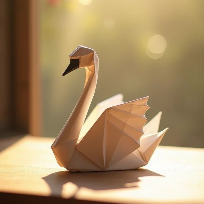 paper swan origami
