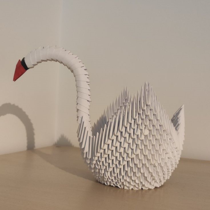 paper swan origami