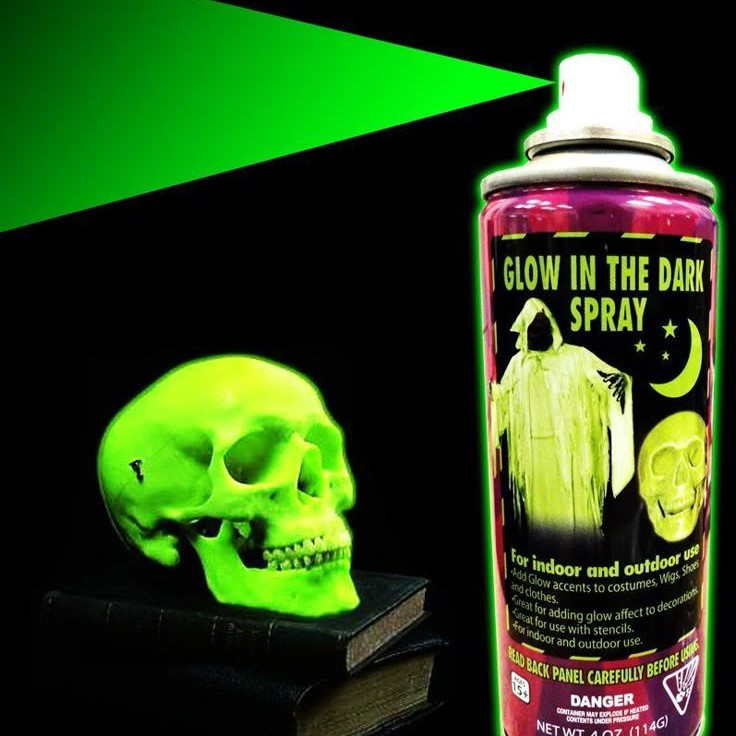 glow in the dark spray paint