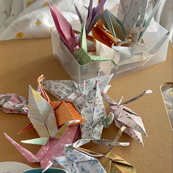 paper crane origami