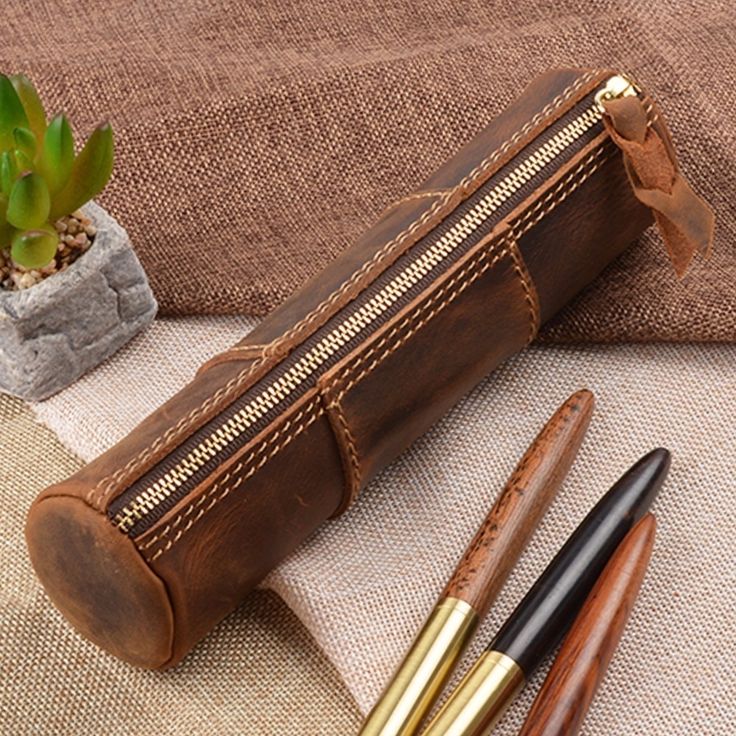 leather pencil case