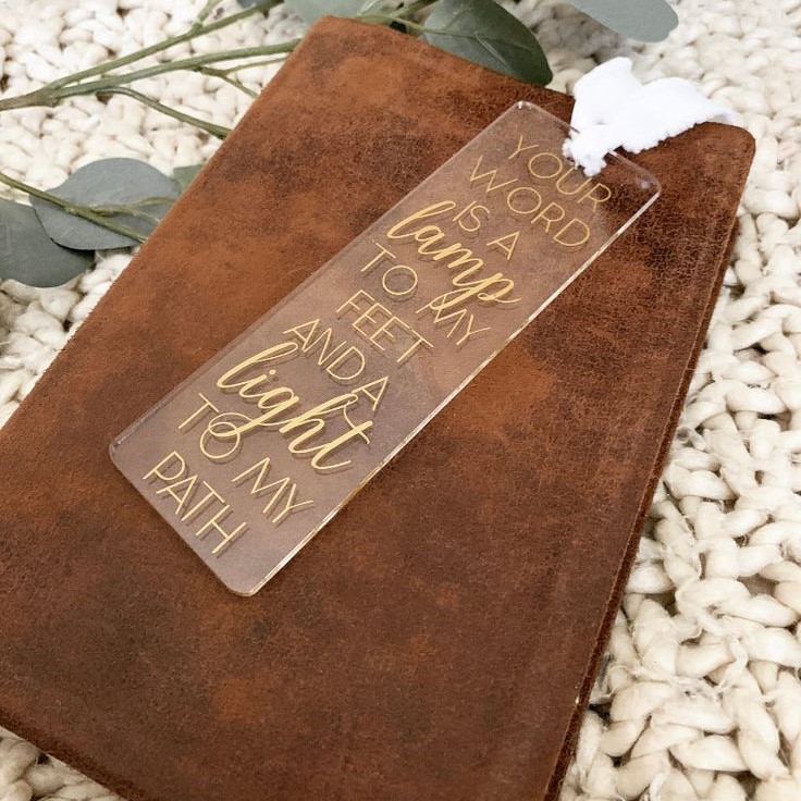 acrylic bookmark