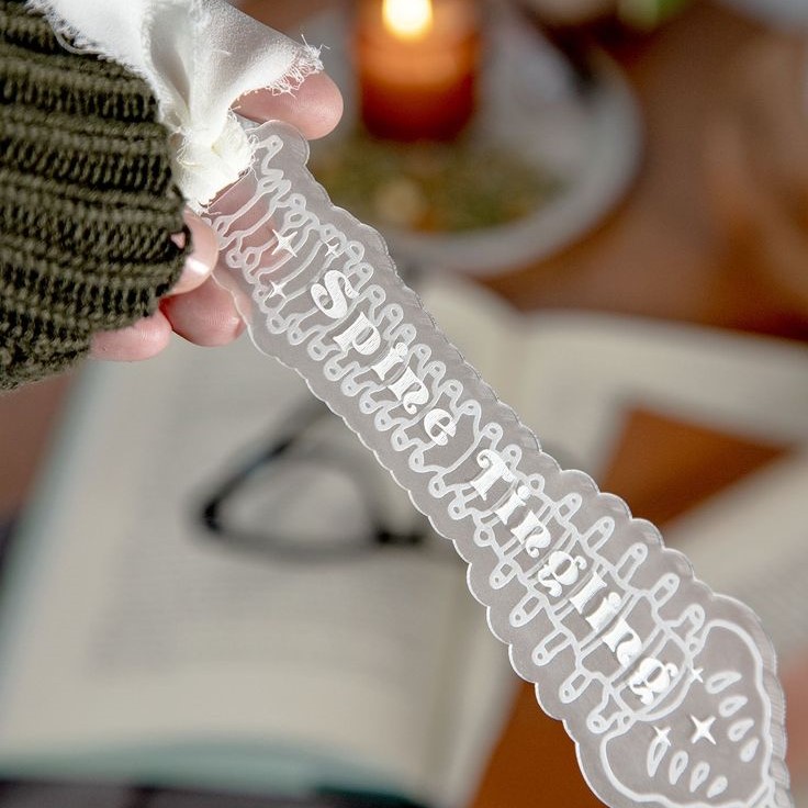 acrylic bookmark