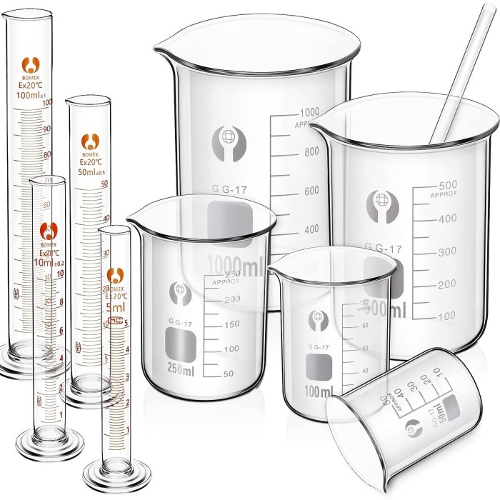 beaker vs graduated cylinder