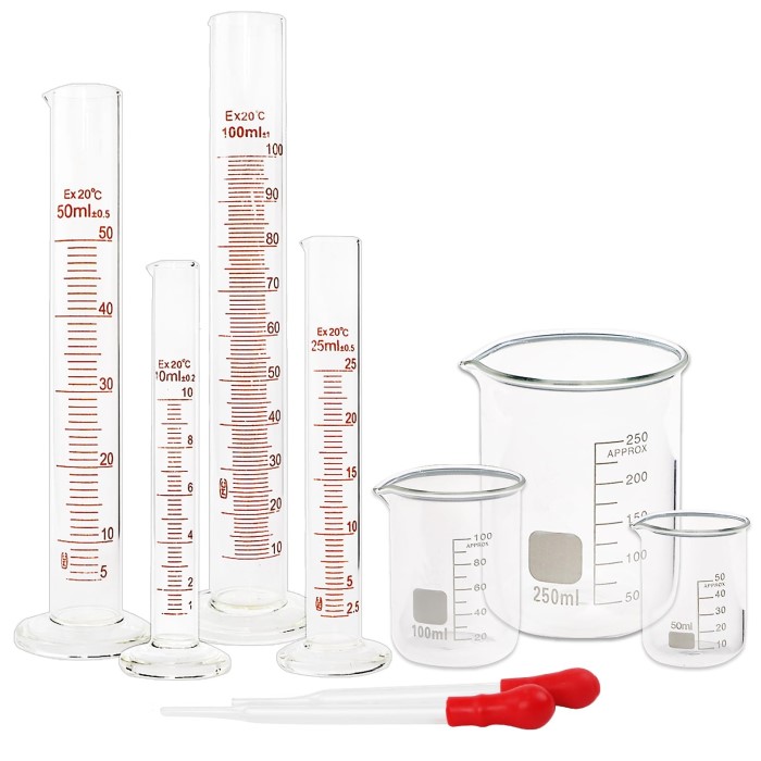 beaker vs graduated cylinder