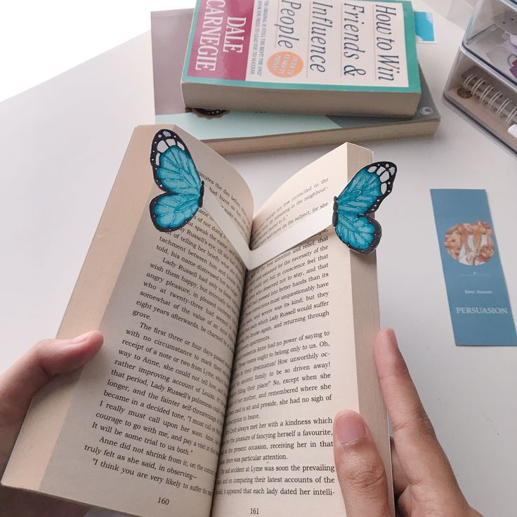 butterfly bookmark