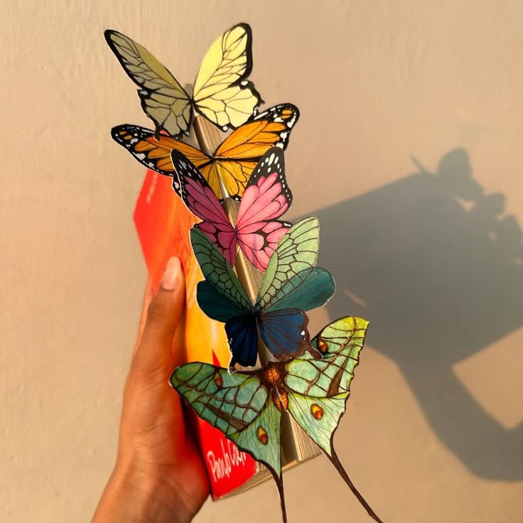 butterfly bookmark