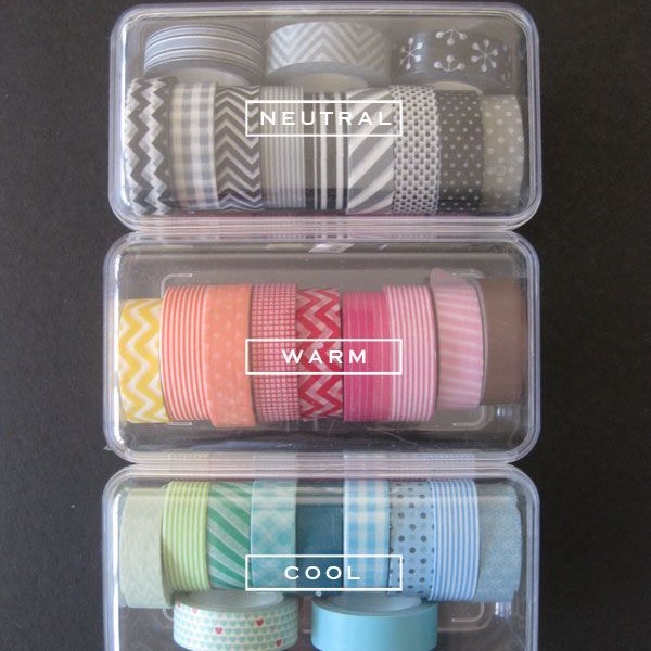 washi tape organizer