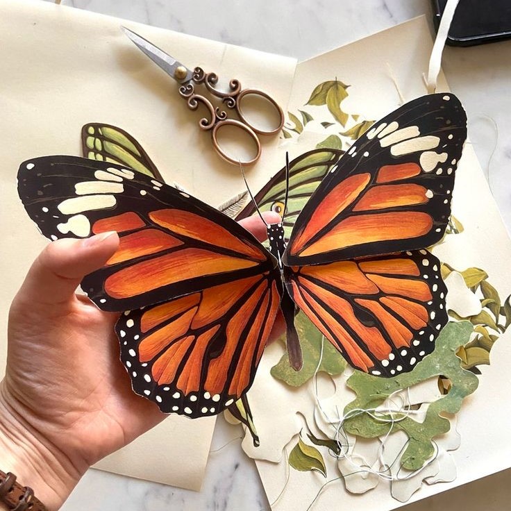 butterfly bookmark