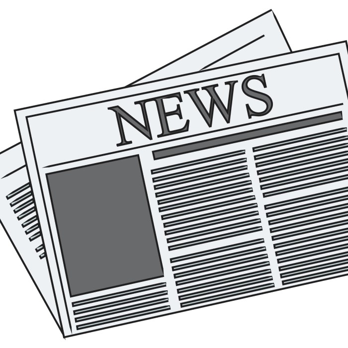 news paper drawing
