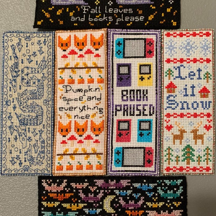 cross stitch bookmark patterns