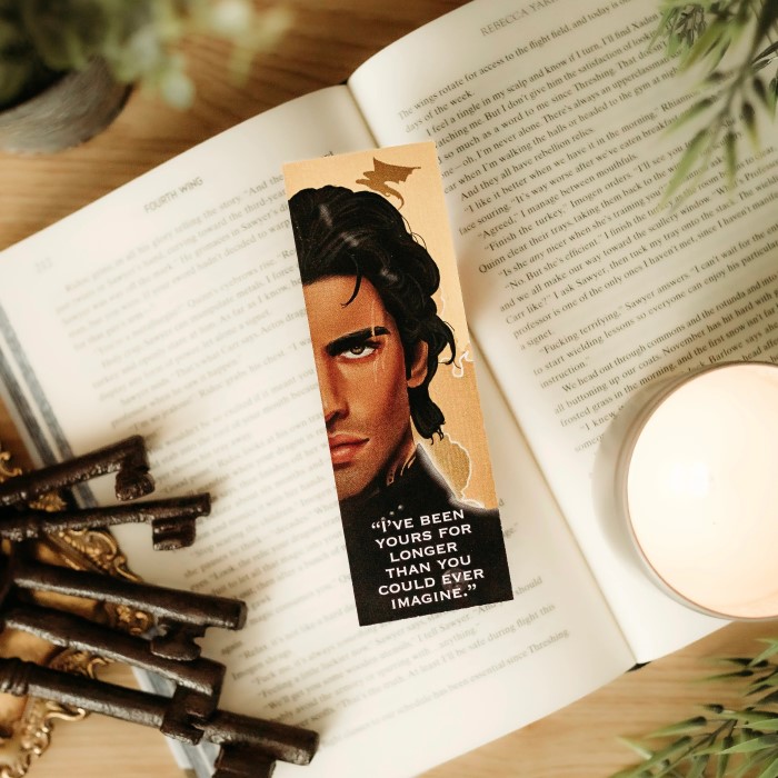 fourth wing bookmark