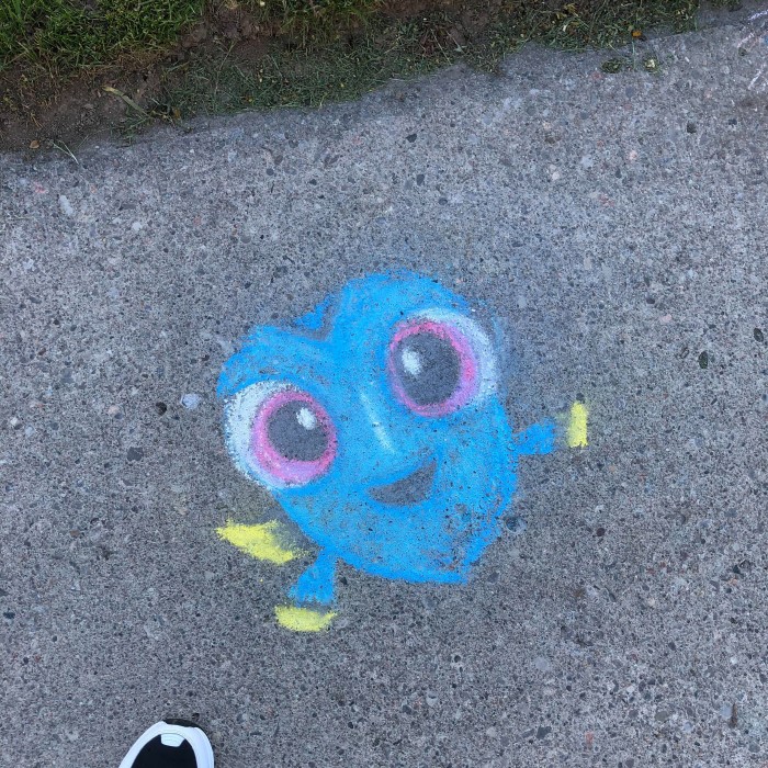 chalk drawings