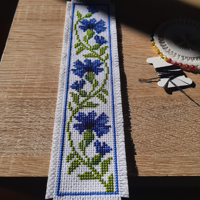 cross stitch bookmark