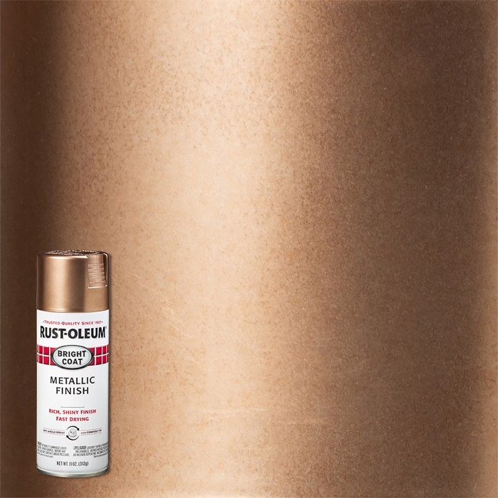 rose gold spray paint