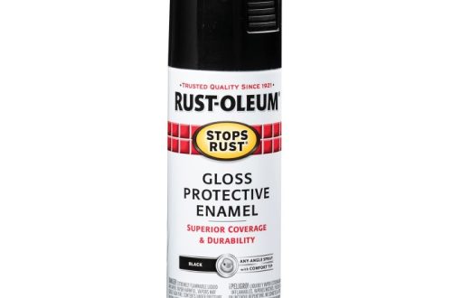 black spray paint