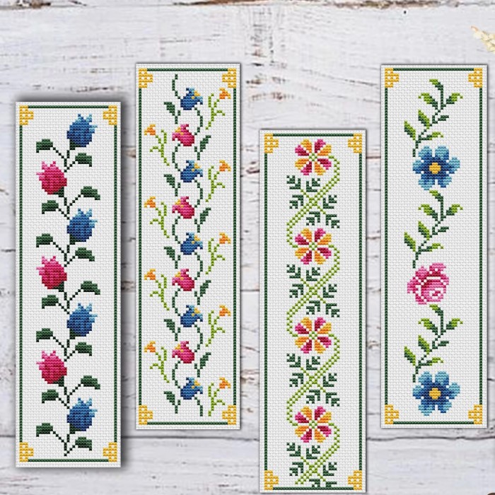 cross stitch bookmark