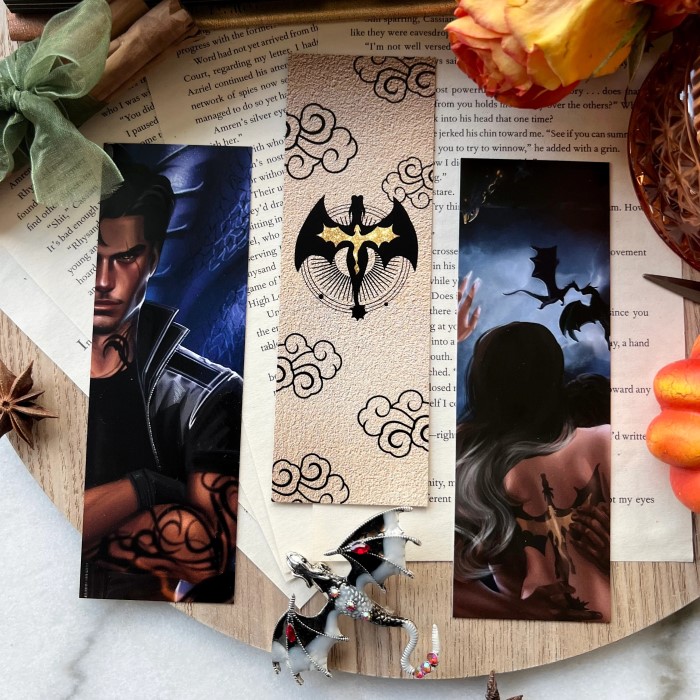 fourth wing bookmark