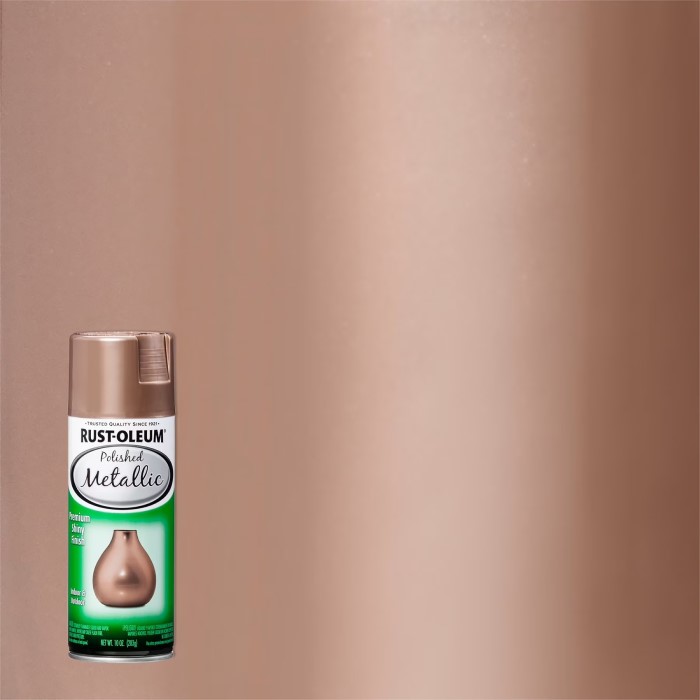 rose gold spray paint