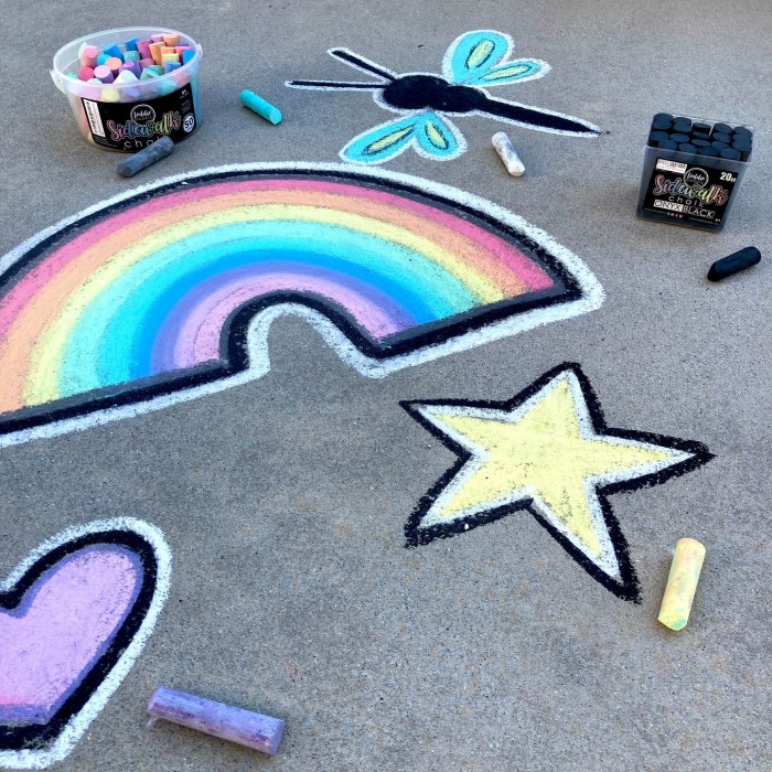 sidewalk chalk ideas