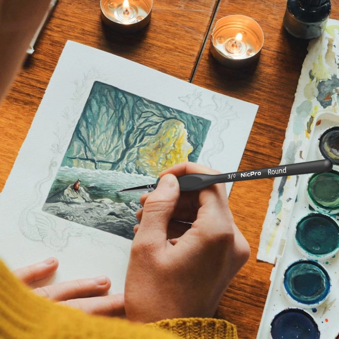 best brushes for miniature painting