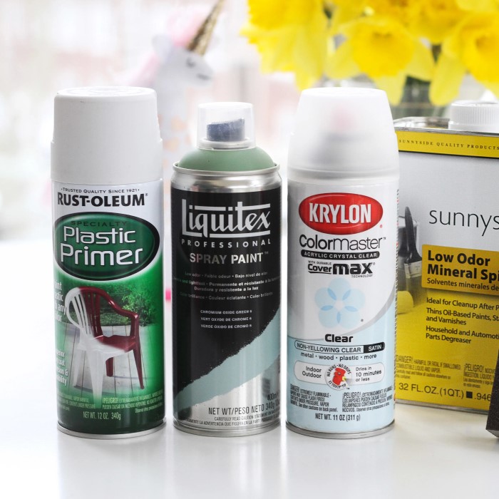 how to remove spray paint from plastic