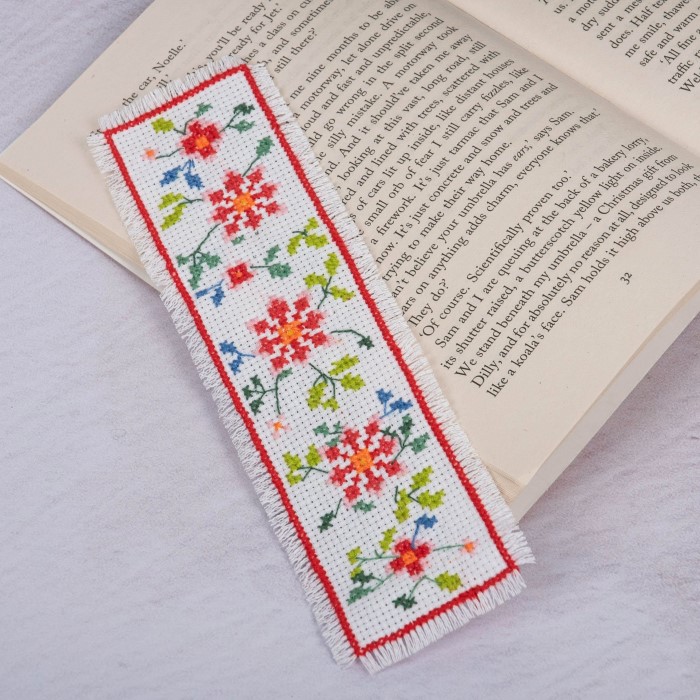 cross stitch bookmark